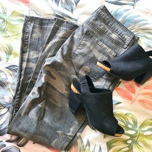 Frayed Subtle Camo Pant